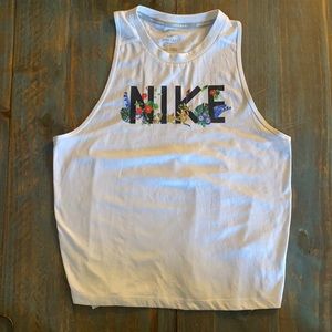 Nike floral tank top